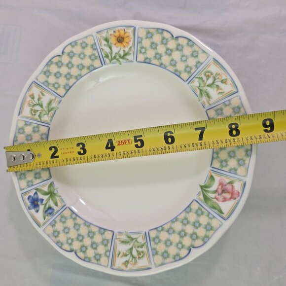 Noritake Homecraft Sonoma Trellis 8.5” Salad Luncheon Plates – Set of 4 - Picture 15 of 16
